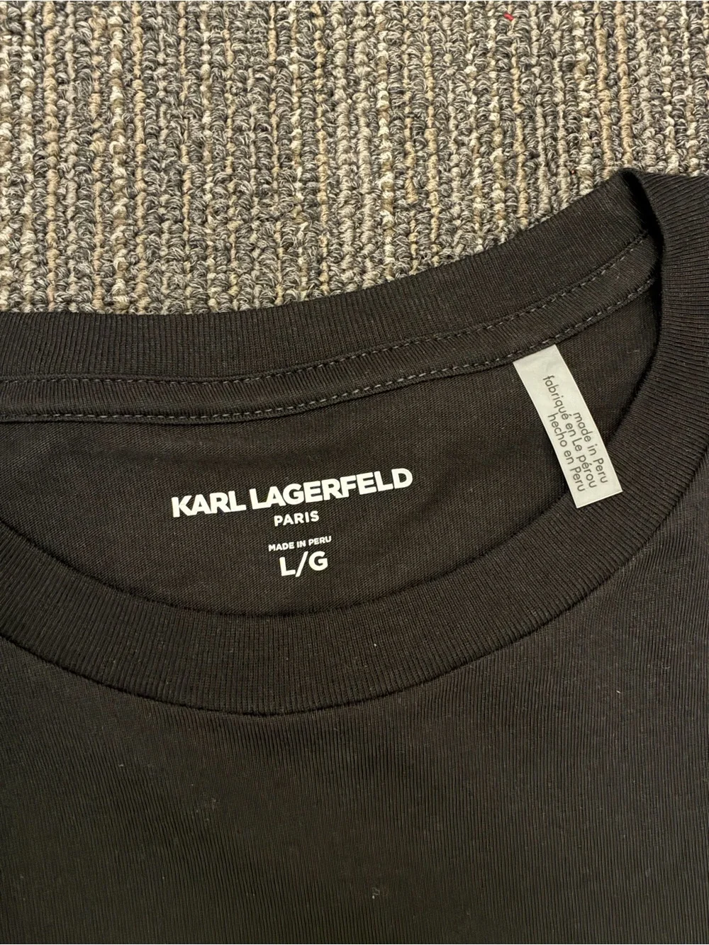 Karl Lagerfeld Black Tee